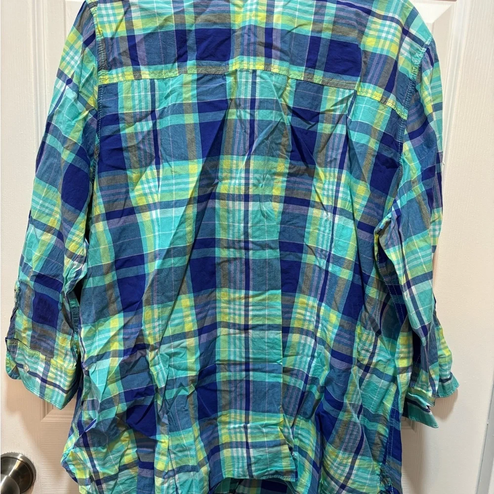 Women’s JCP Flannel Shirt Size 3X - Picture 3 of 3